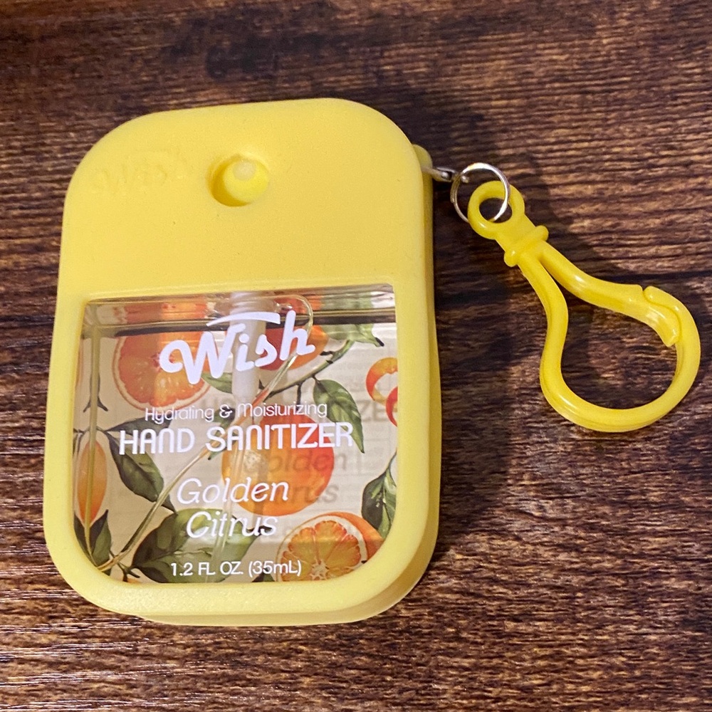 Wish Yellow Golden Citrus Hand Sanitizer